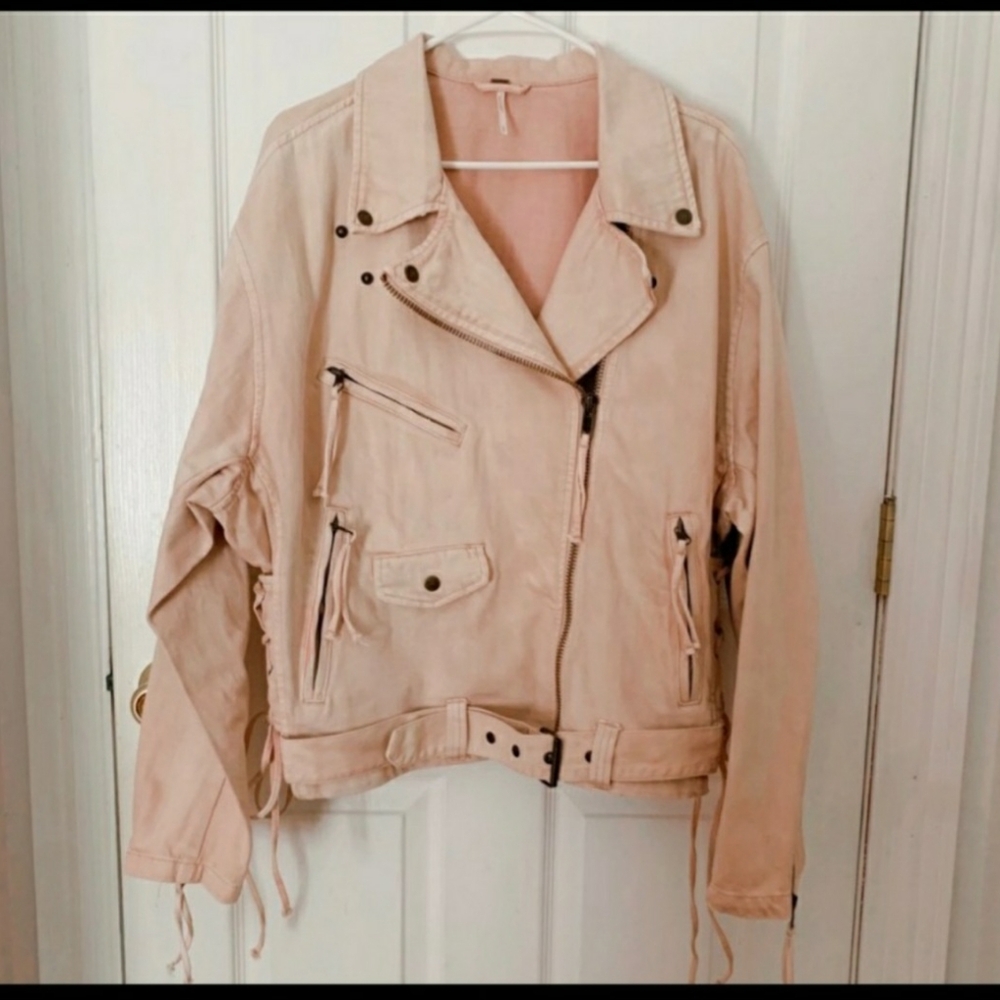 💟Free People Moto Jacket
